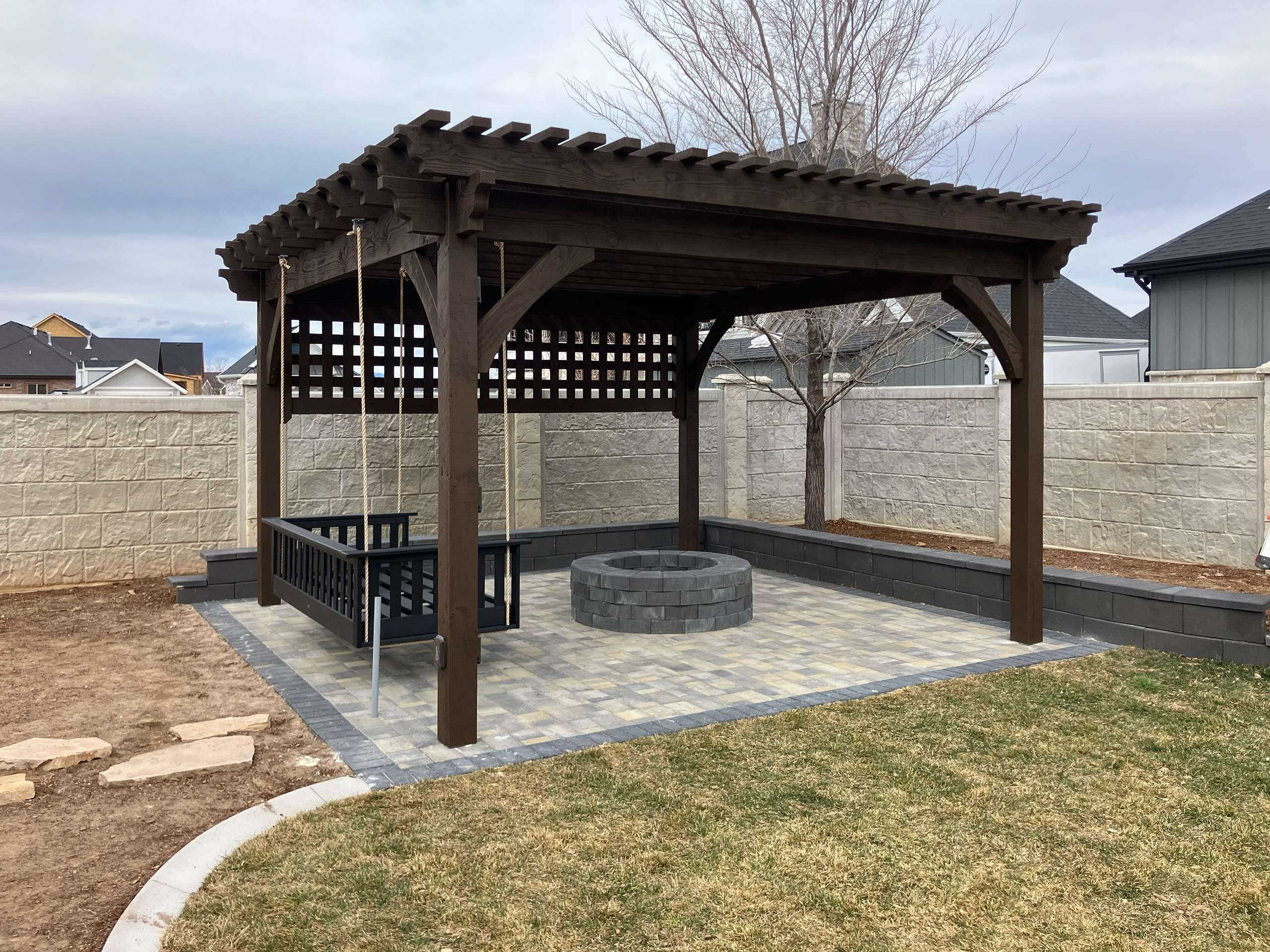 Pergola Installation by Venado Landscaping